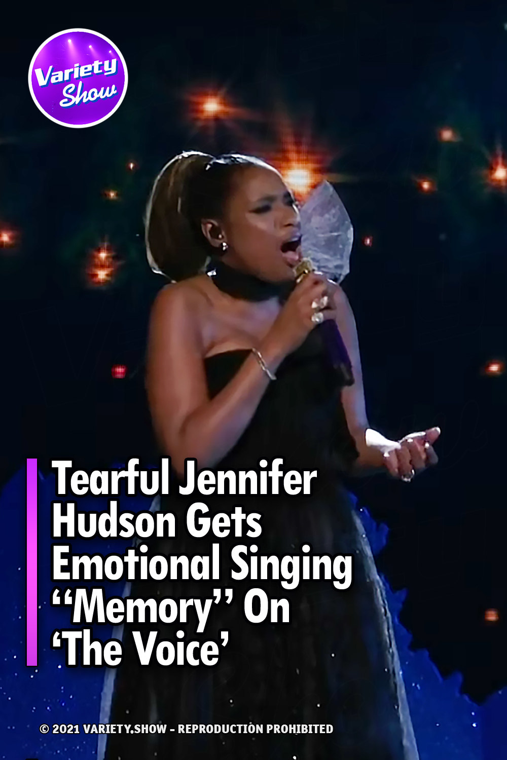 Tearful Jennifer Hudson Gets Emotional Singing “Memory” On ‘The Voice’