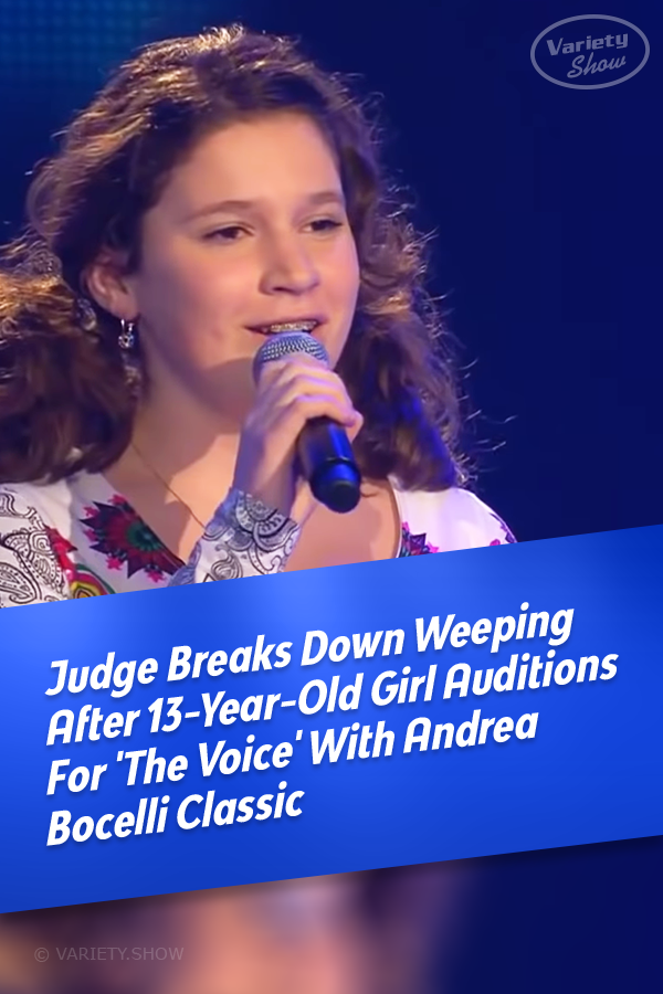 13-Year-Old Opera Singer\'s Performance Of Andrea Bocelli Brings Judge To Tears