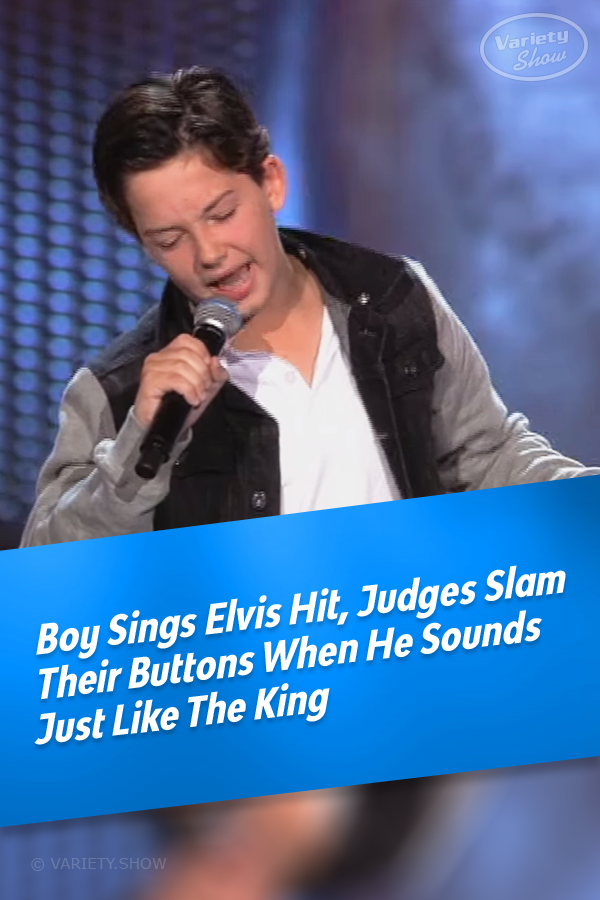 Boy Sings Elvis Hit, Judges Slam Their Buttons When He Sounds Just Like The King