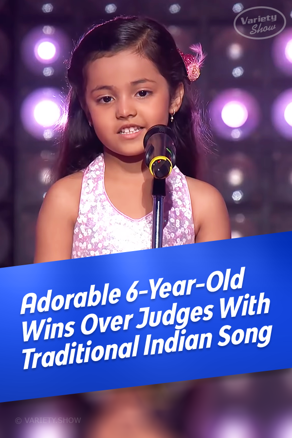 Adorable 6-Year-Old Wins Over Judges With Traditional Indian Song