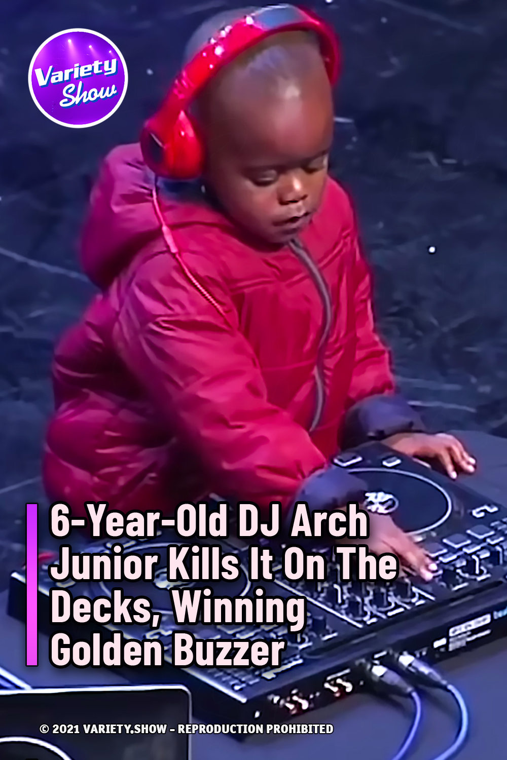 6-Year-Old DJ Arch Junior Kills It On The Decks, Winning Golden Buzzer
