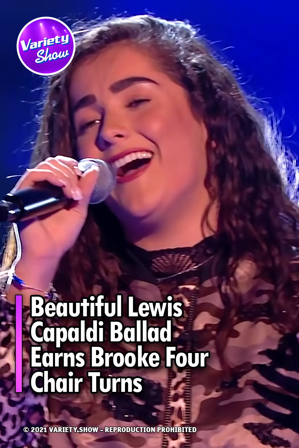 Beautiful Lewis Capaldi Ballad Earns Brooke Four Chair Turns