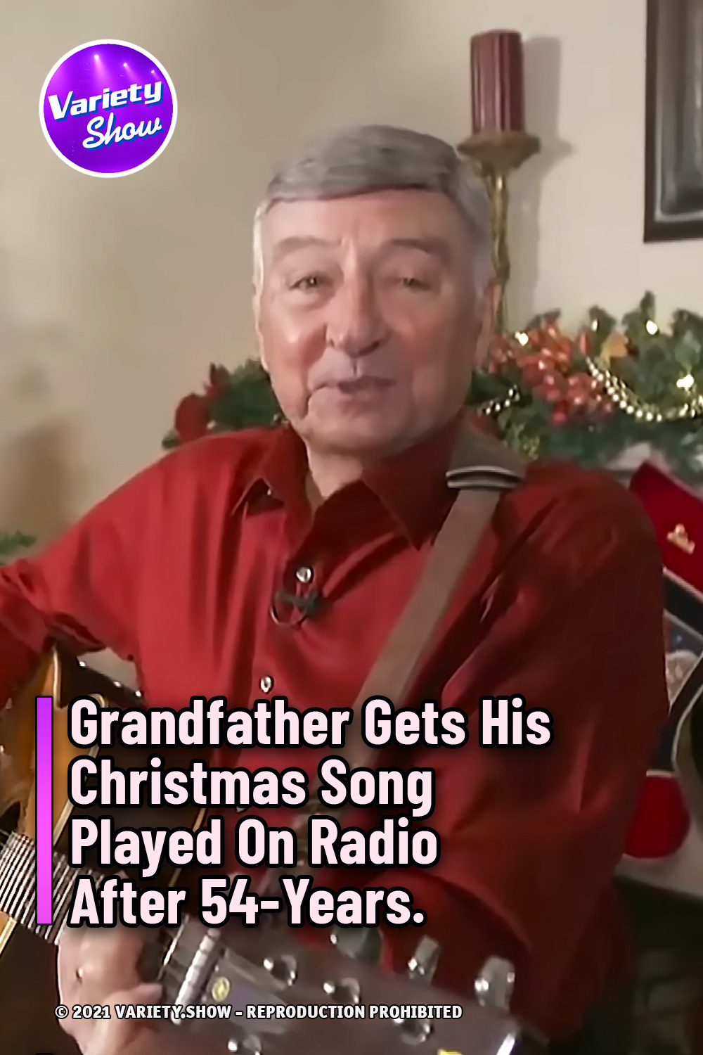 Grandfather Gets His Christmas Song Played On Radio After 54-Years.