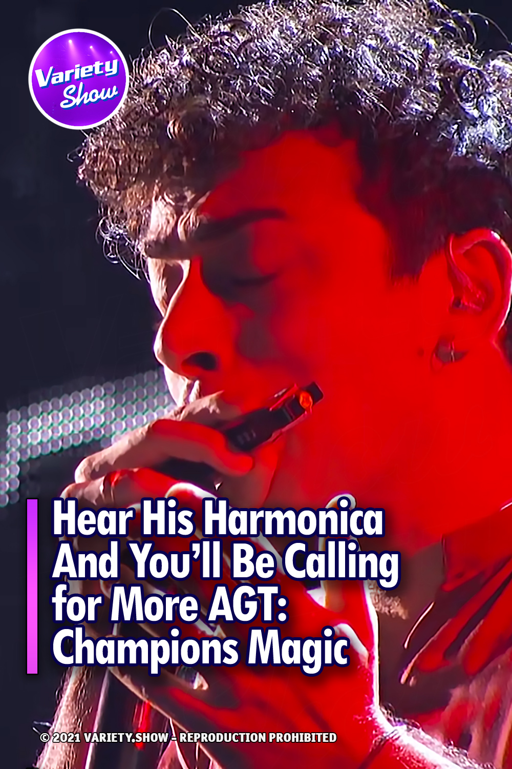 Hear His Harmonica And You’ll Be Calling for More AGT: Champions Magic