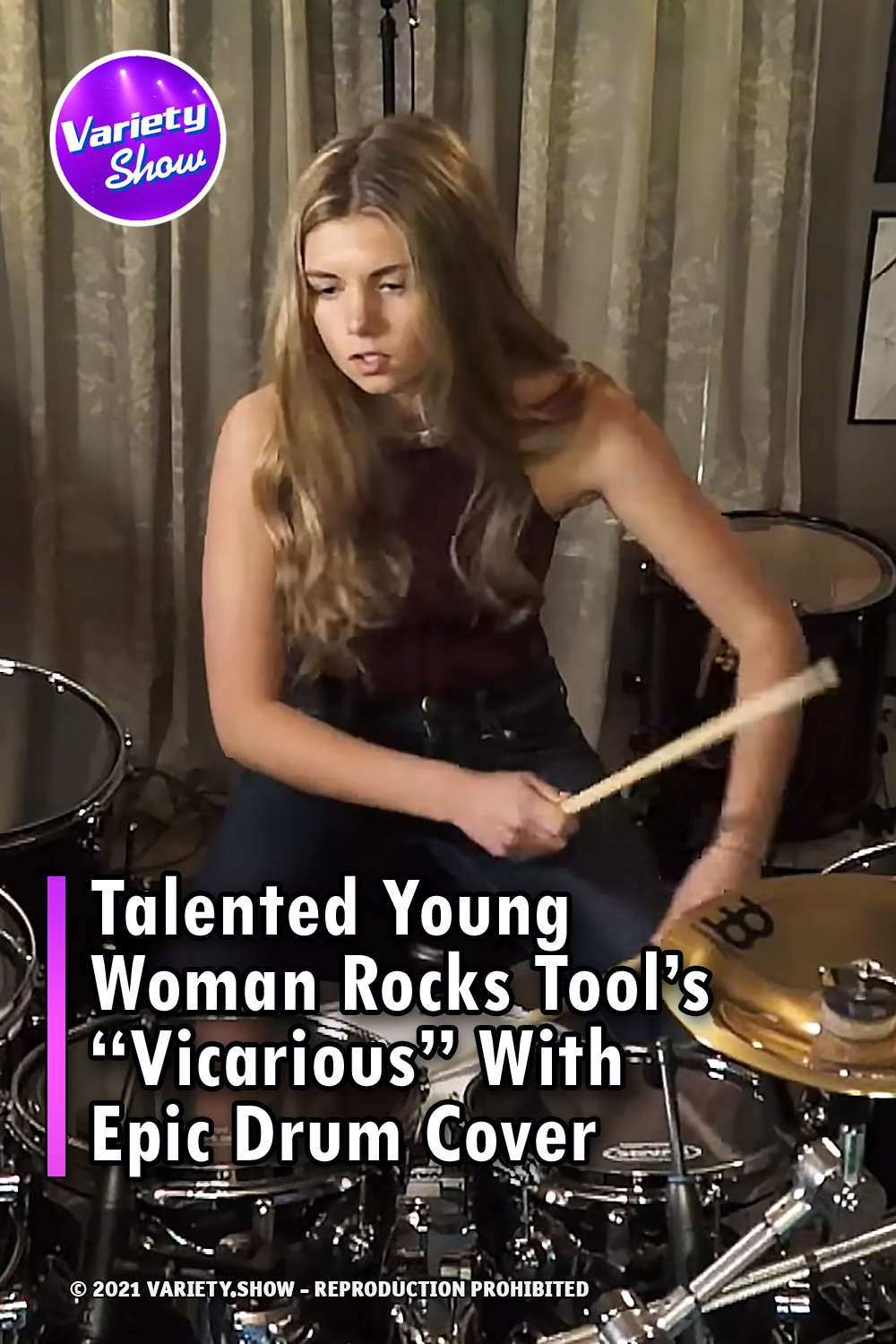 Talented Young Woman Rocks Tool’s “Vicarious” With Epic Drum Cover