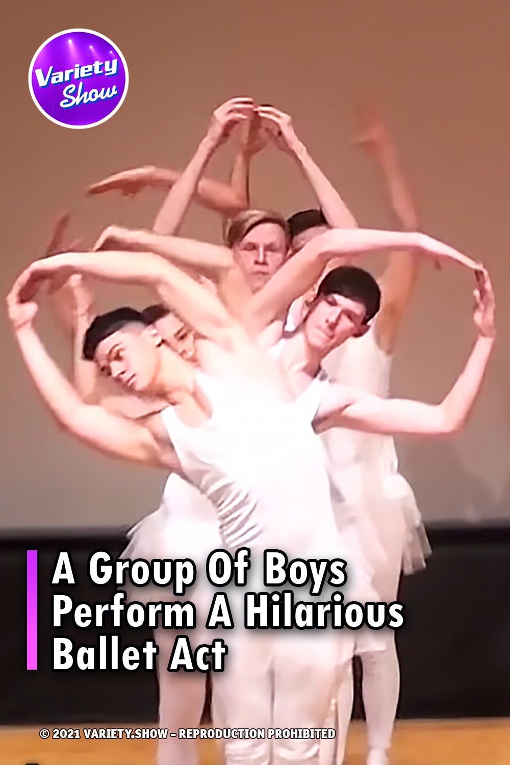 A Group Of Boys Perform A Hilarious Ballet Act