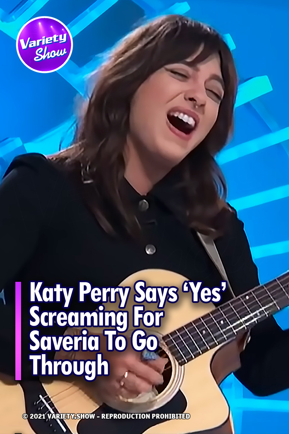 Katy Perry Says \'Yes\' Screaming For Saveria To Go Through