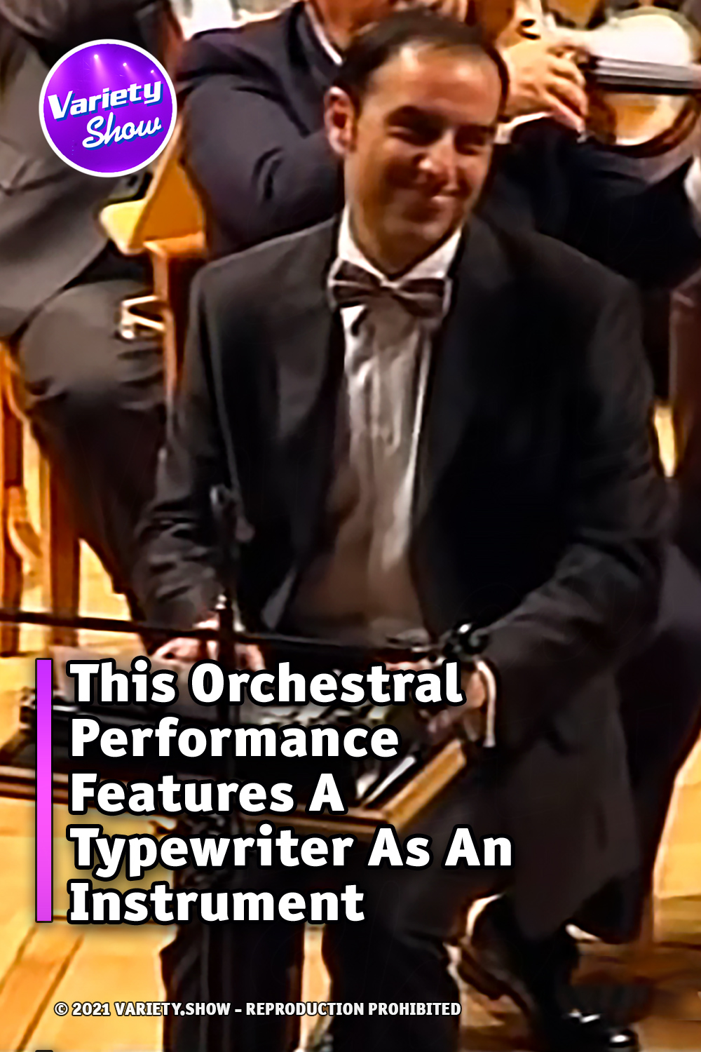 This Orchestral Performance Features A Typewriter As An Instrument
