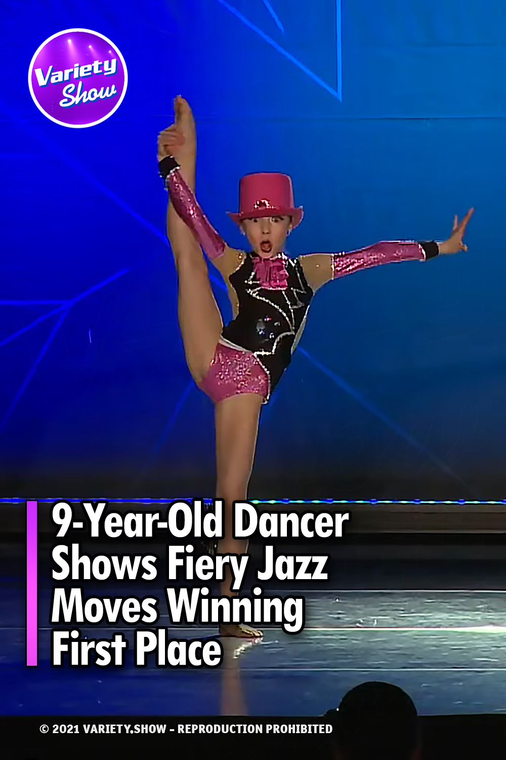 9-Year-Old Dancer Shows Fiery Jazz Moves Winning First Place