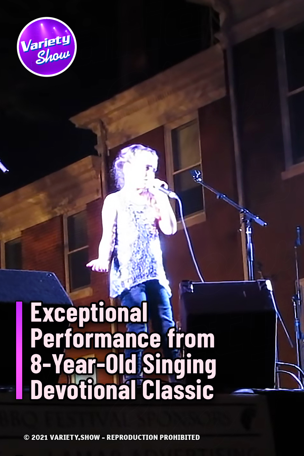 Exceptional Performance from 8-Year-Old Singing Devotional Classic