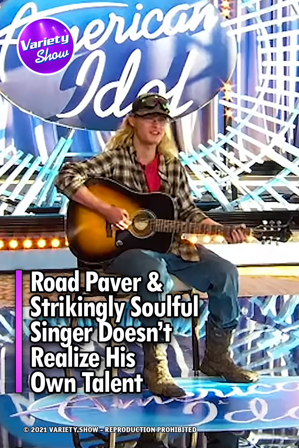 Road Paver & Strikingly Soulful Singer Doesn\'t Realize His Own Talent