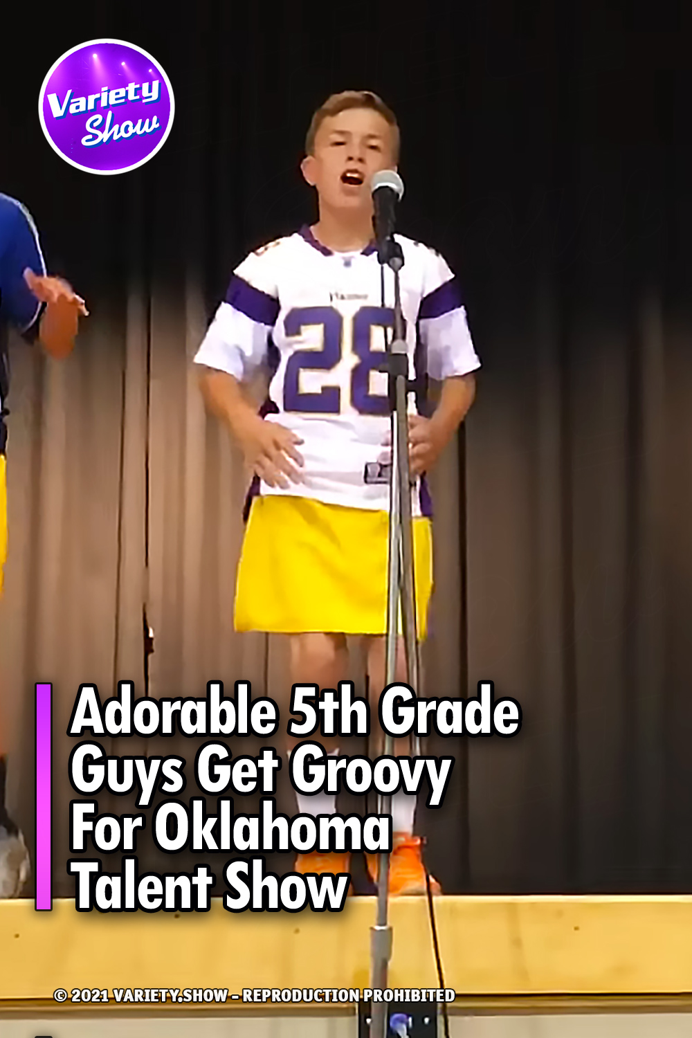 Adorable 5th Grade Guys Get Groovy For Oklahoma Talent Show