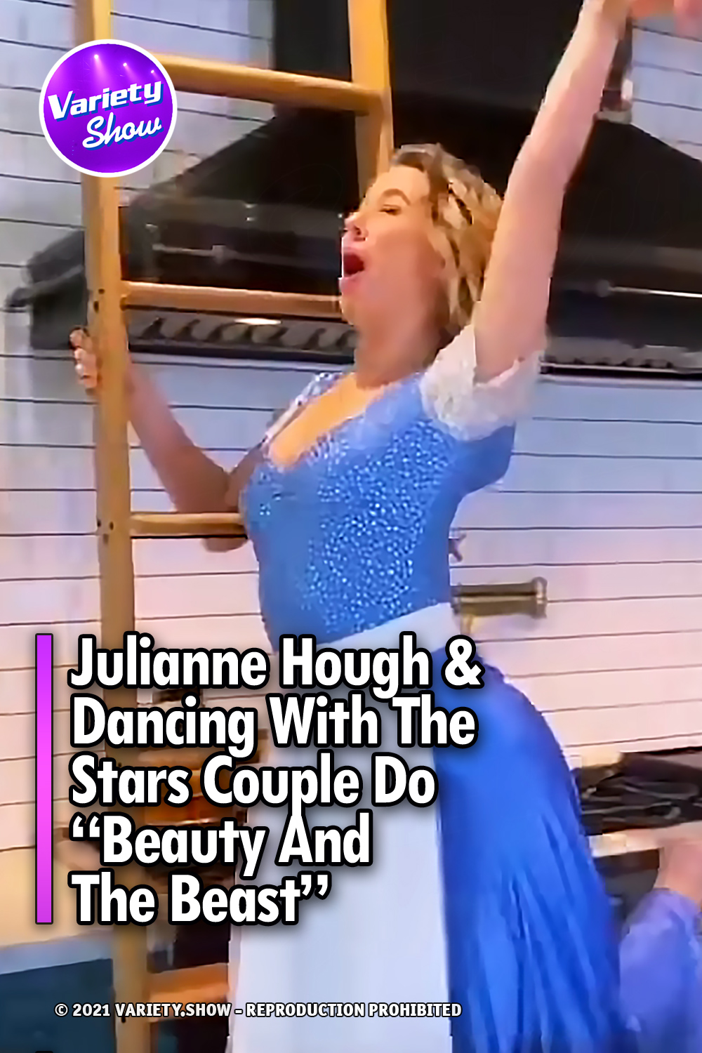 Julianne Hough & Dancing With The Stars Couple Do “Beauty And The Beast”