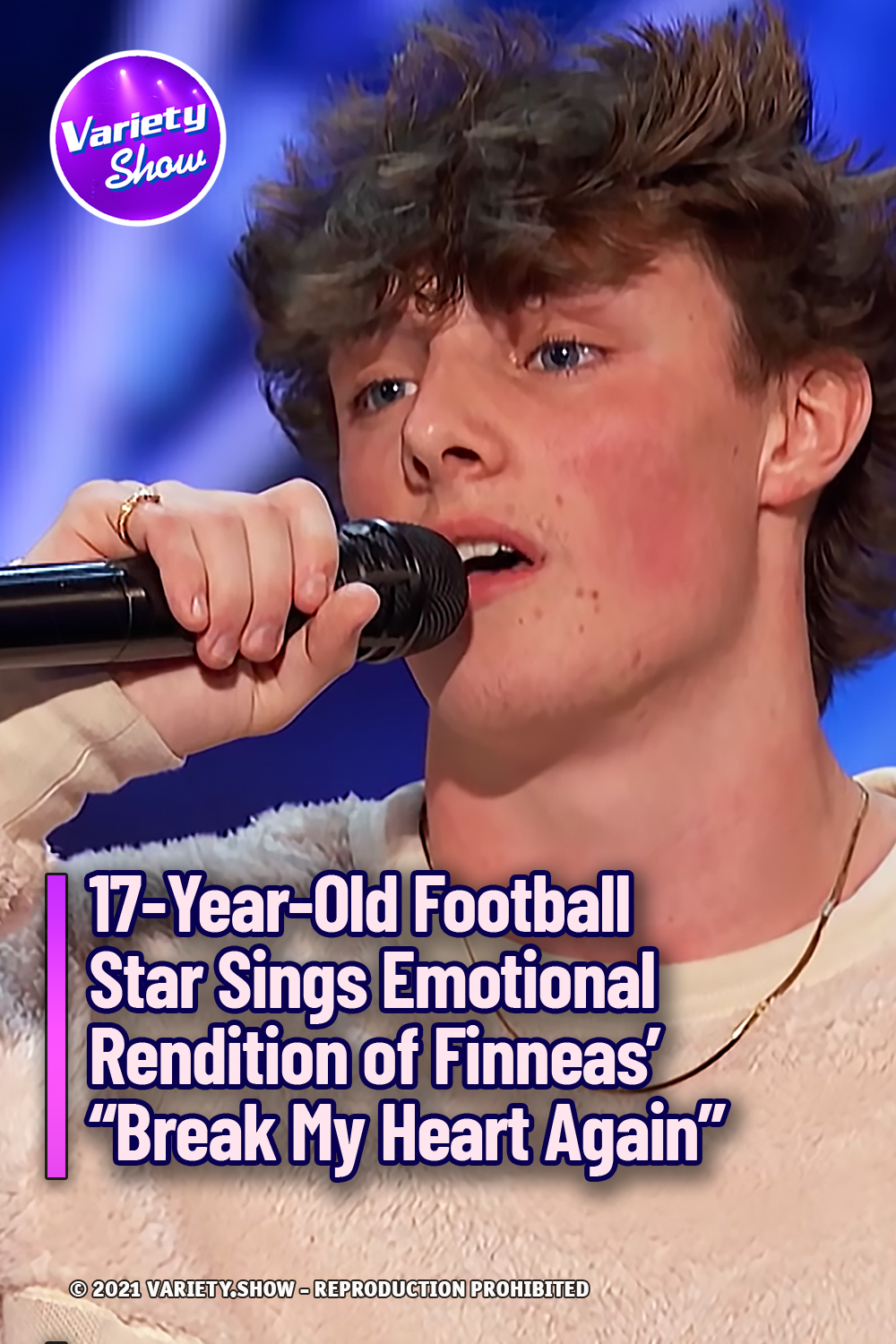 17-Year-Old Football Star Sings Emotional Rendition of Finneas’ “Break My Heart Again”