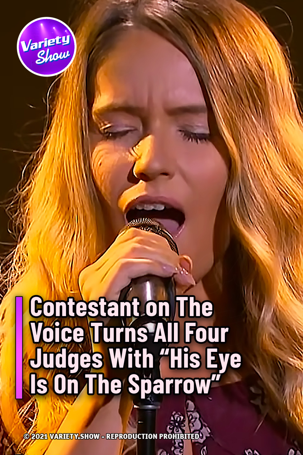 Contestant on The Voice Turns All Four Judges With “His Eye Is On The Sparrow”