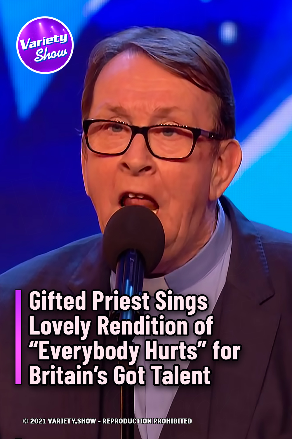 Gifted Priest Sings Lovely Rendition of “Everybody Hurts” for Britain’s Got Talent