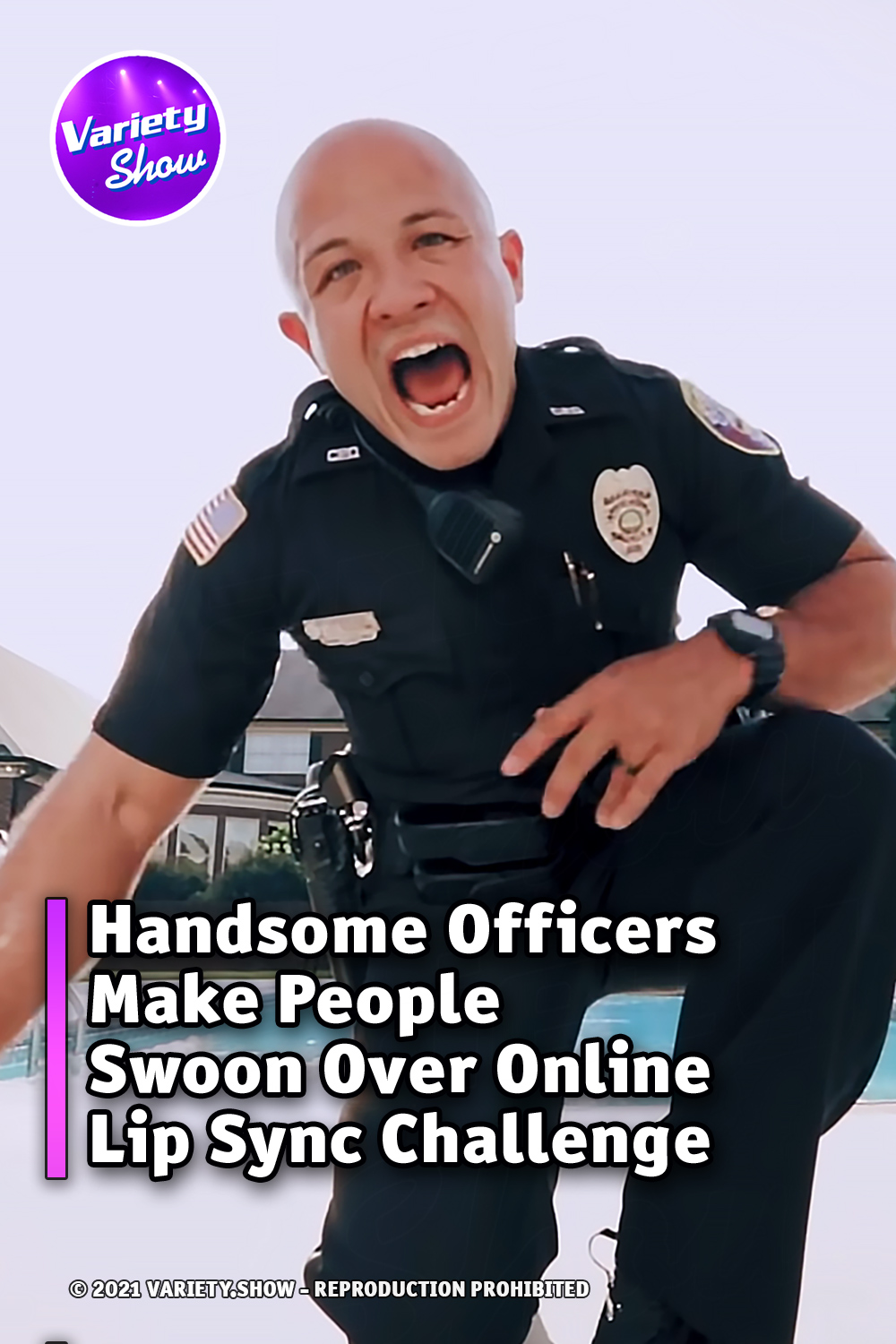 Handsome Officers Make People Swoon Over Online Lip Sync Challenge