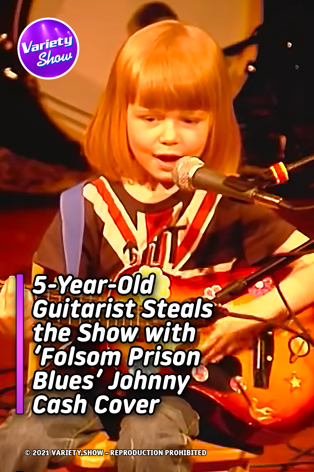 5-Year-Old Guitarist Steals the Show with ‘Folsom Prison Blues’ Johnny Cash Cover