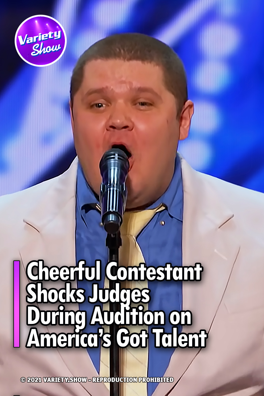 Cheerful Contestant Shocks Judges During Audition on America’s Got Talent
