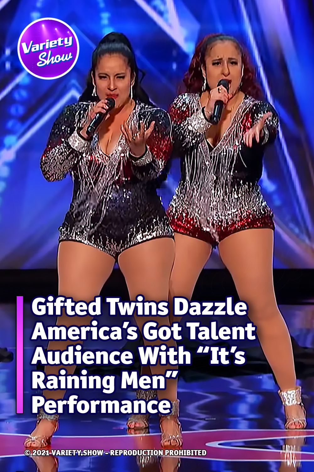 Gifted Twins Dazzle America’s Got Talent Audience With “It’s Raining Men” Performance