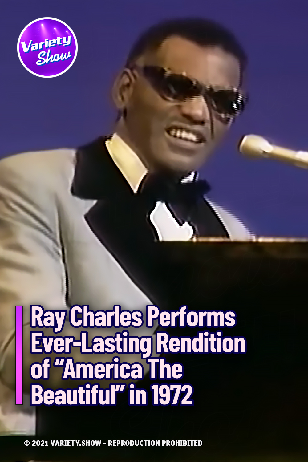 Ray Charles Performs Ever-Lasting Rendition of \