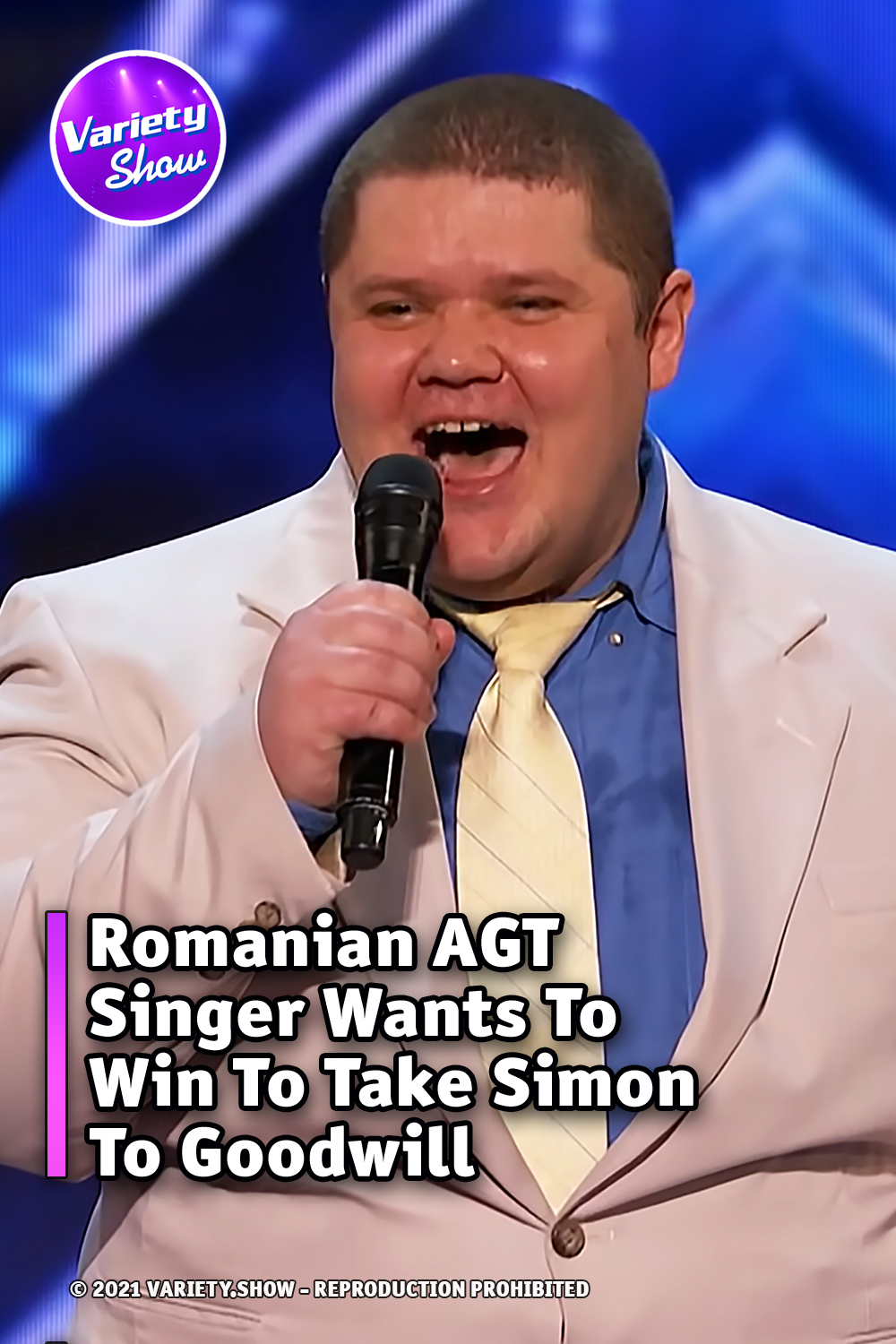 Romanian AGT Singer Wants To Win To Take Simon To Goodwill