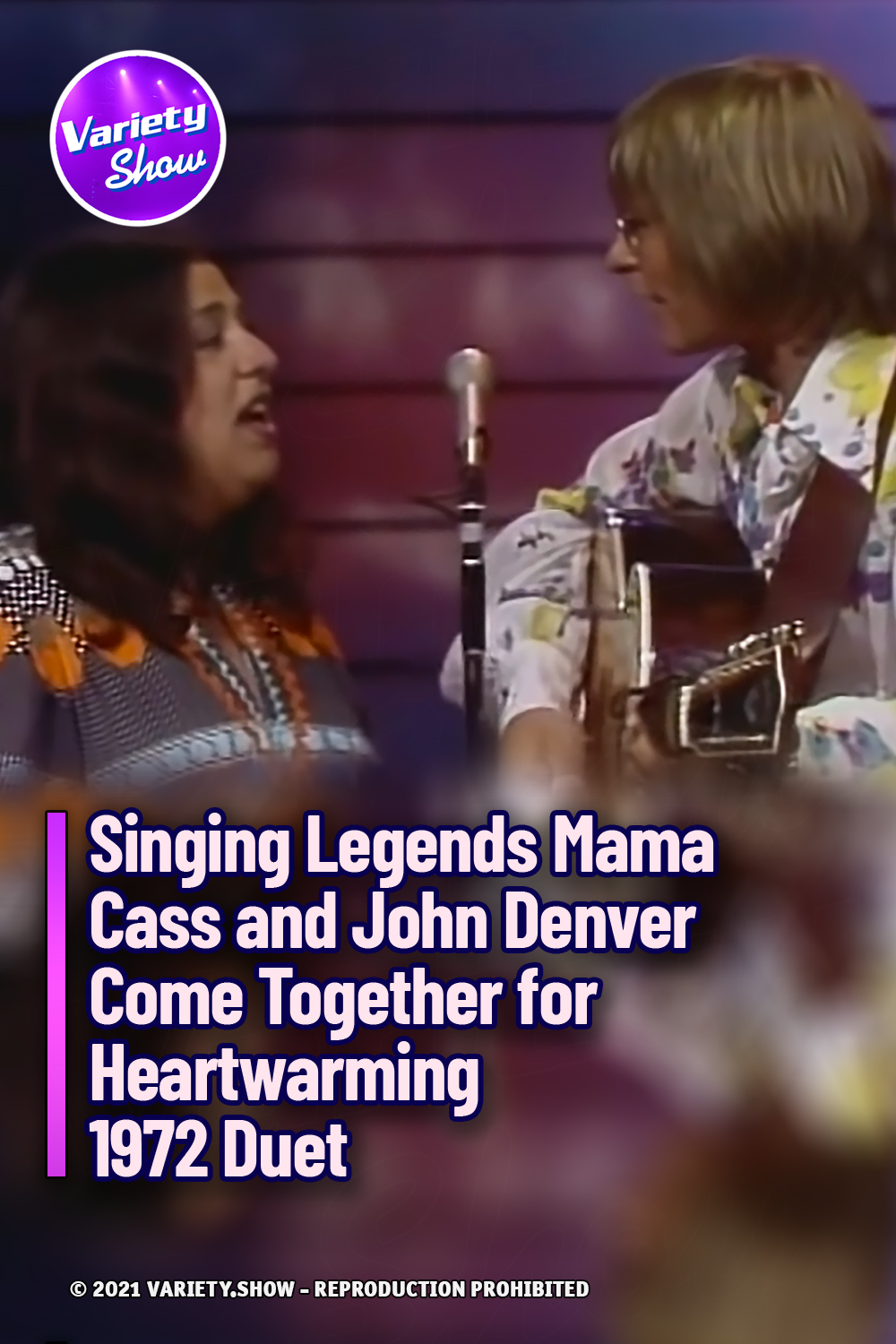 Singing Legends Mama Cass and John Denver Come Together for Heartwarming 1972 Duet