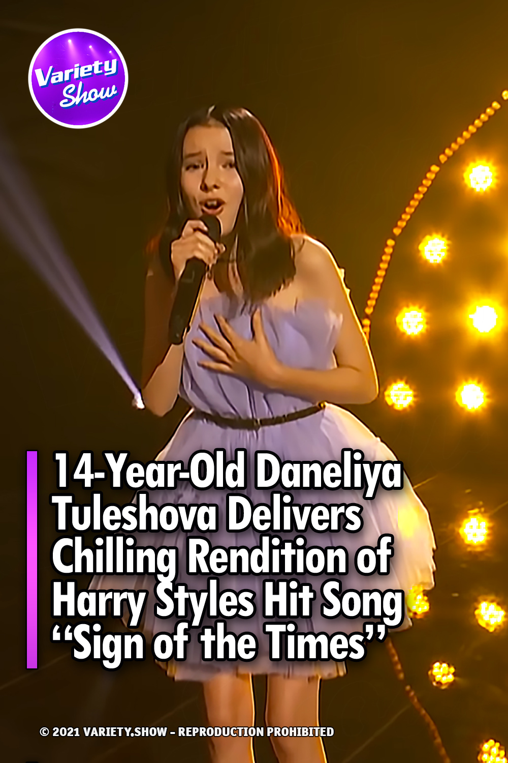 14-Year-Old Daneliya Tuleshova Delivers Chilling Rendition of Harry Styles Hit Song \