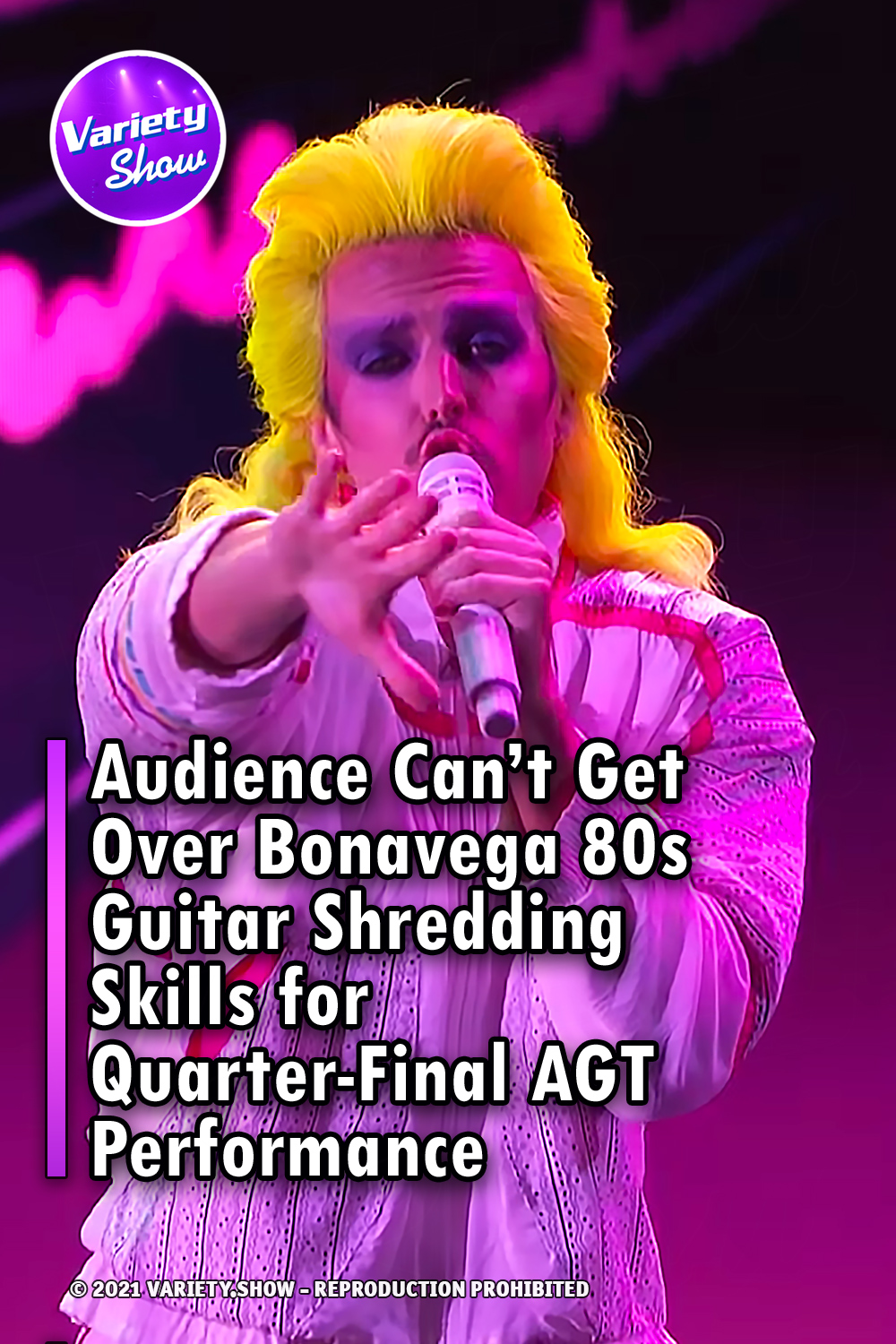 Audience Can’t Get Over Bonavega 80s Guitar Shredding Skills for Quarter-Final AGT Performance