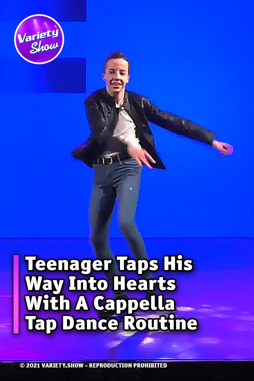 Teenager Taps His Way Into Hearts With A Cappella Tap Dance Routine