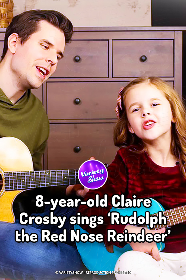 8-year-old Claire Crosby sings ‘Rudolph the Red Nose Reindeer’