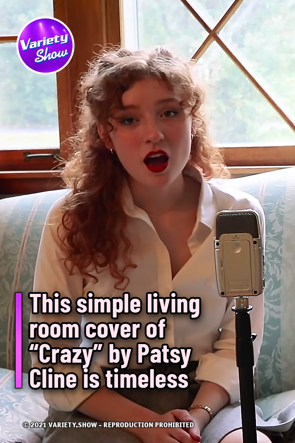 This simple living room cover of “Crazy” by Patsy Cline is timeless