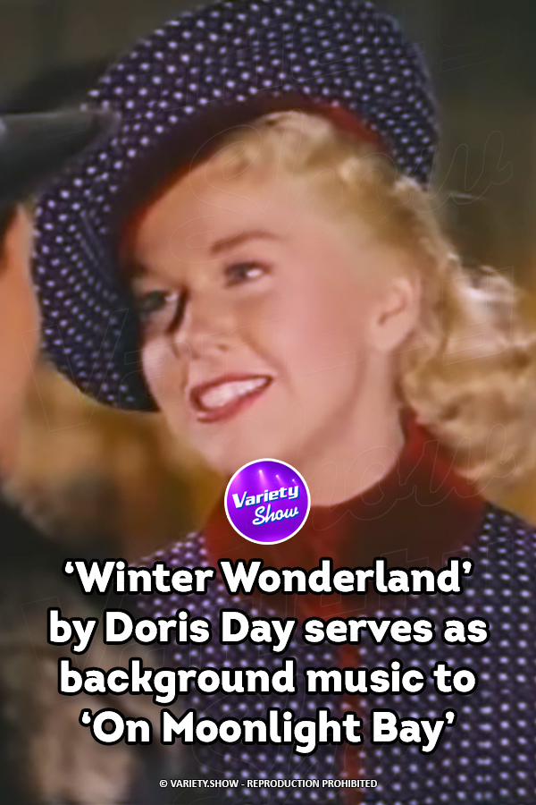 ‘Winter Wonderland’ by Doris Day serves as background music to ‘On Moonlight Bay’