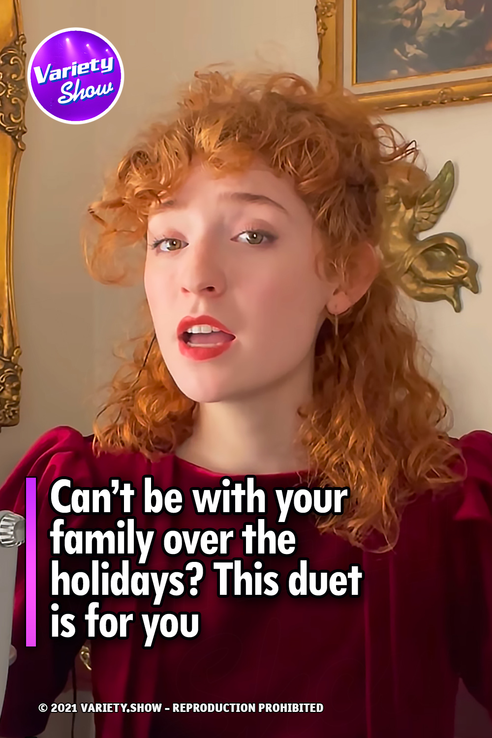 Can’t be with your family over the holidays? This duet is for you