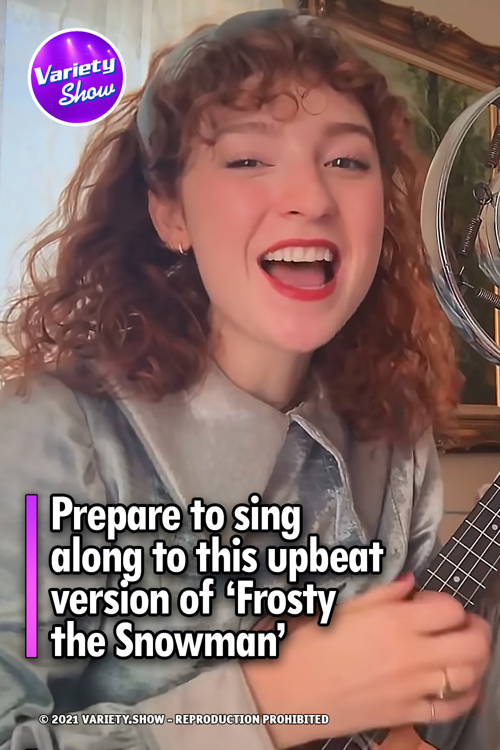 Prepare to sing along to this upbeat version of ‘Frosty the Snowman’