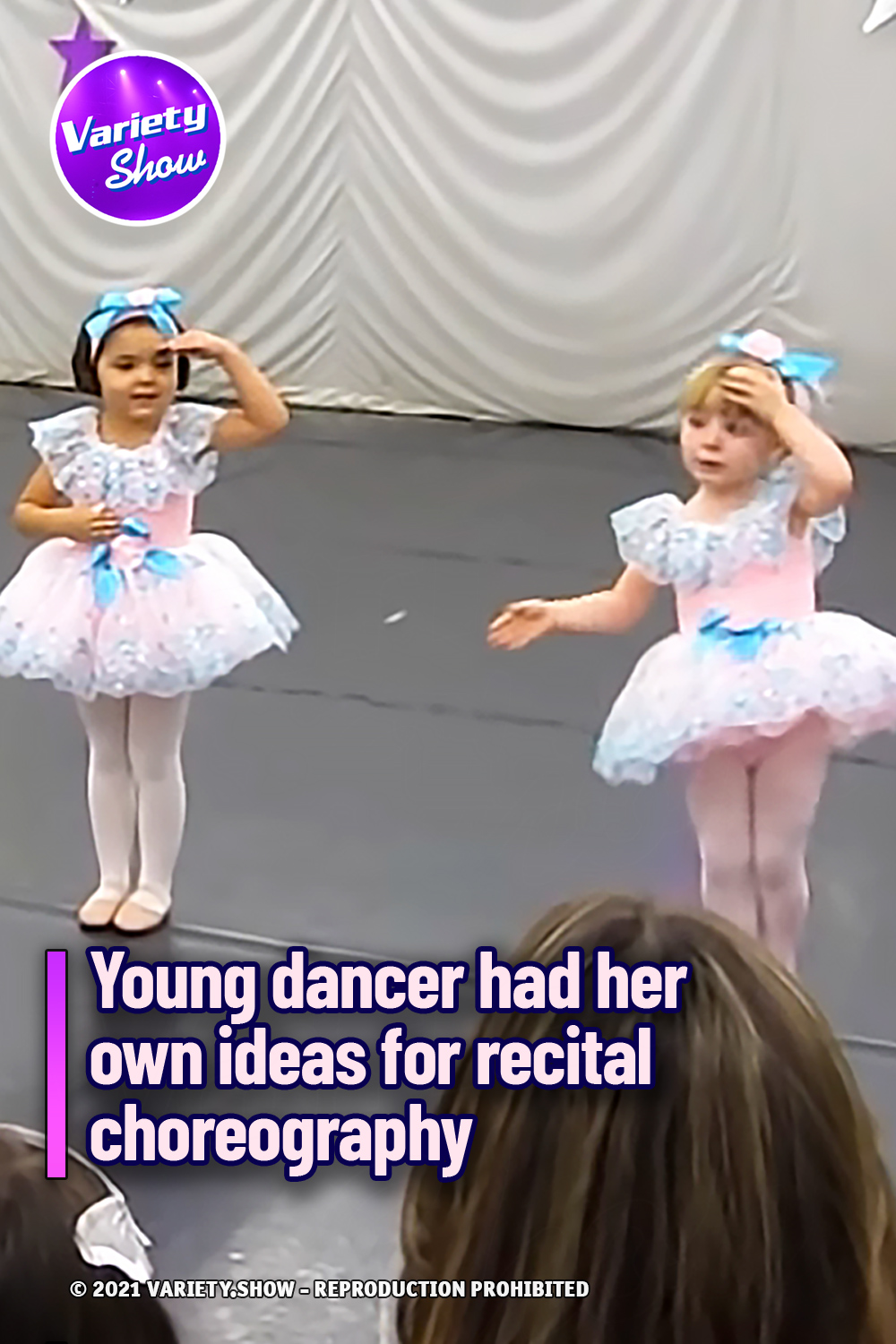 Young dancer had her own ideas for recital choreography
