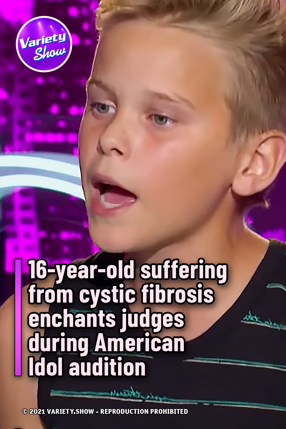 16-year-old suffering from cystic fibrosis enchants judges during American Idol audition