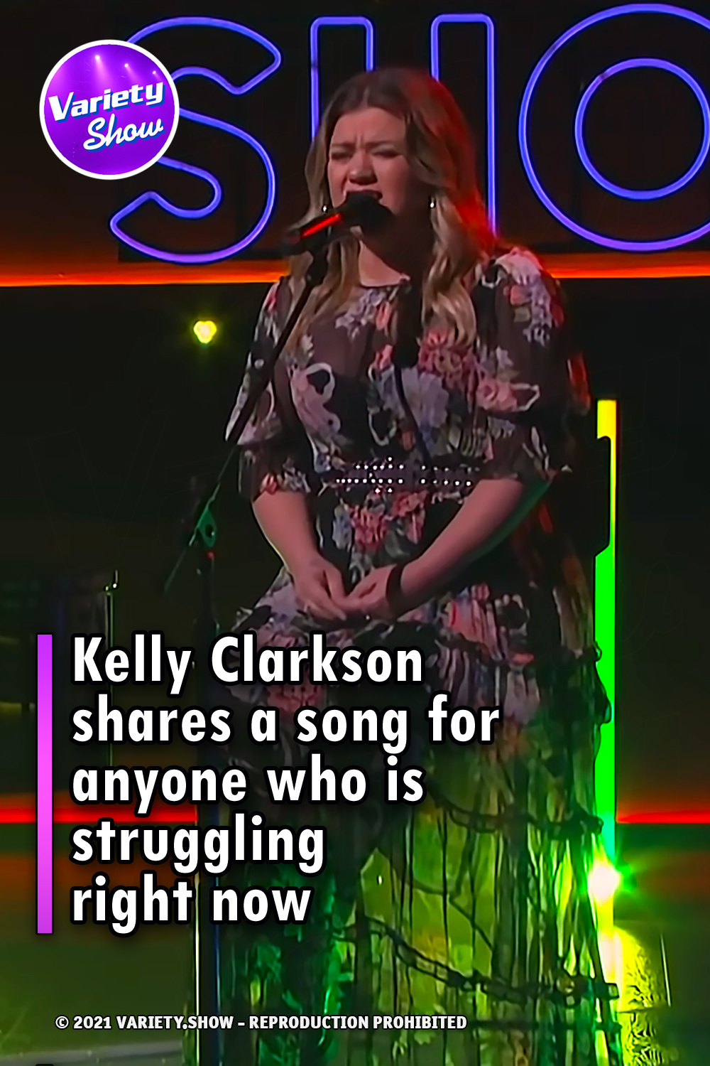 Kelly Clarkson shares a song for anyone who is struggling right now