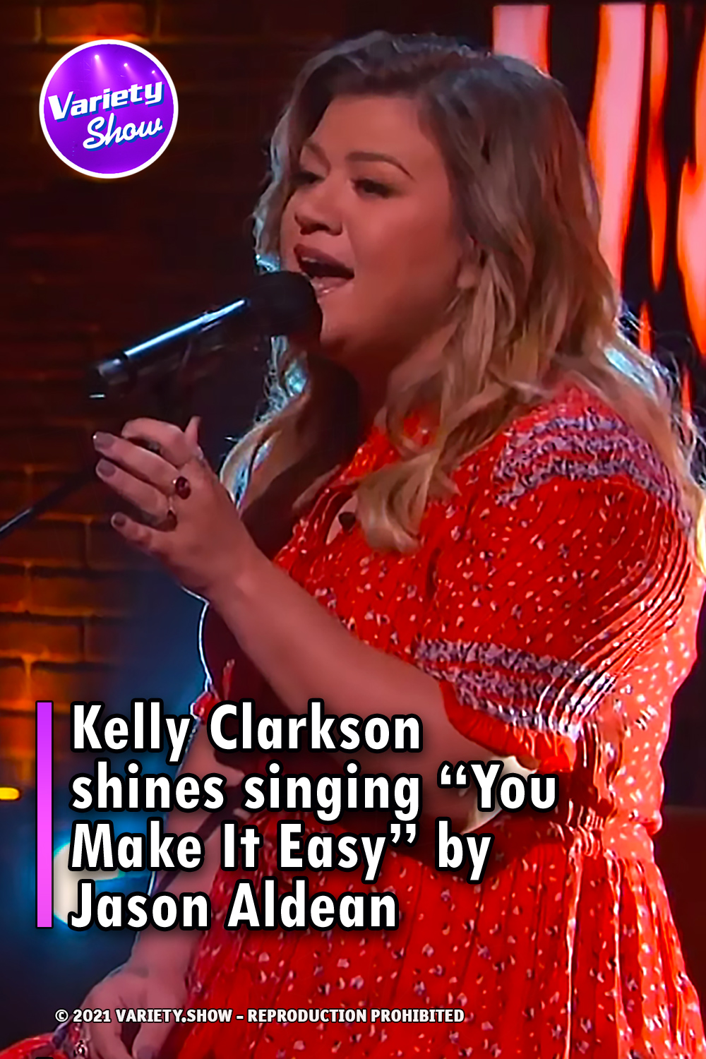 Kelly Clarkson shines singing “You Make It Easy” by Jason Aldean