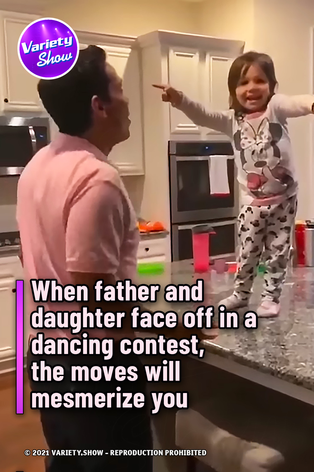 When father and daughter face off in a dancing contest, the moves will mesmerize you