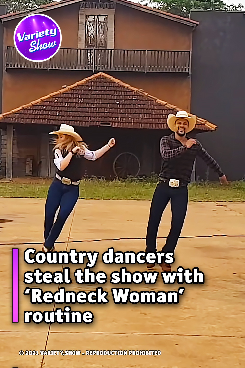 Country dancers steal the show with ‘Redneck Woman’ routine