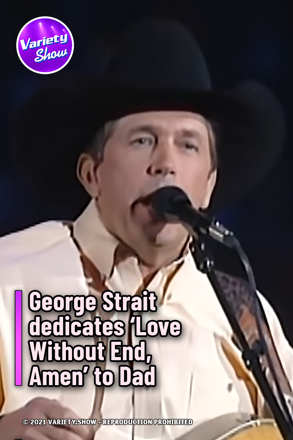 George Strait dedicates ‘Love Without End, Amen’ to Dad