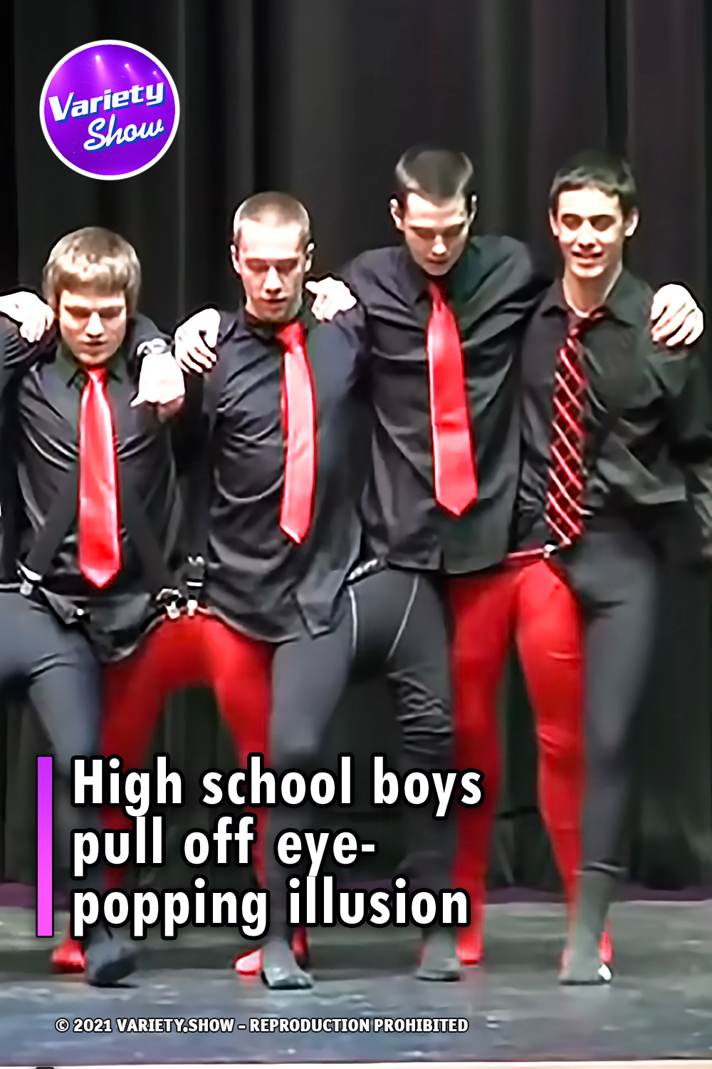 High school boys pull off eye-popping illusion