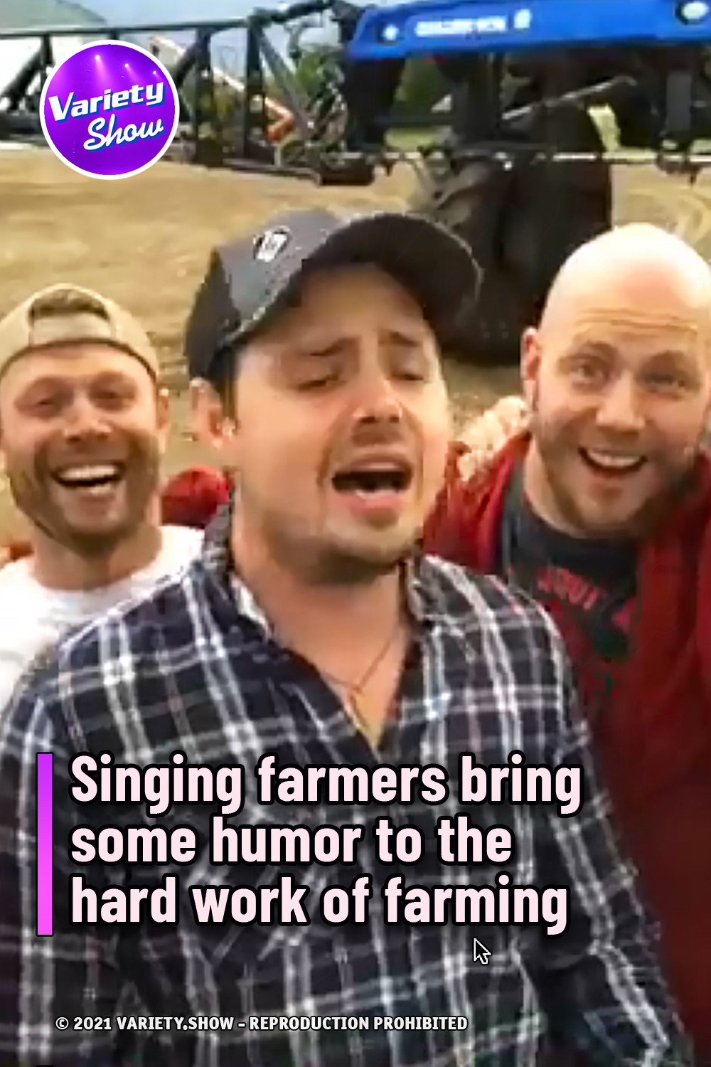 Singing farmers bring some humor to the hard work of farming