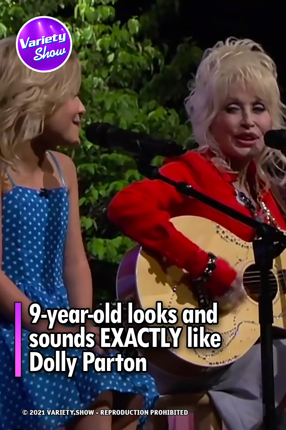 9-year-old looks and sounds EXACTLY like Dolly Parton