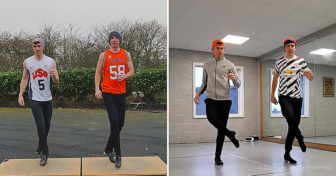 Irish brothers perform lighteningfast Riverdance Variety Show