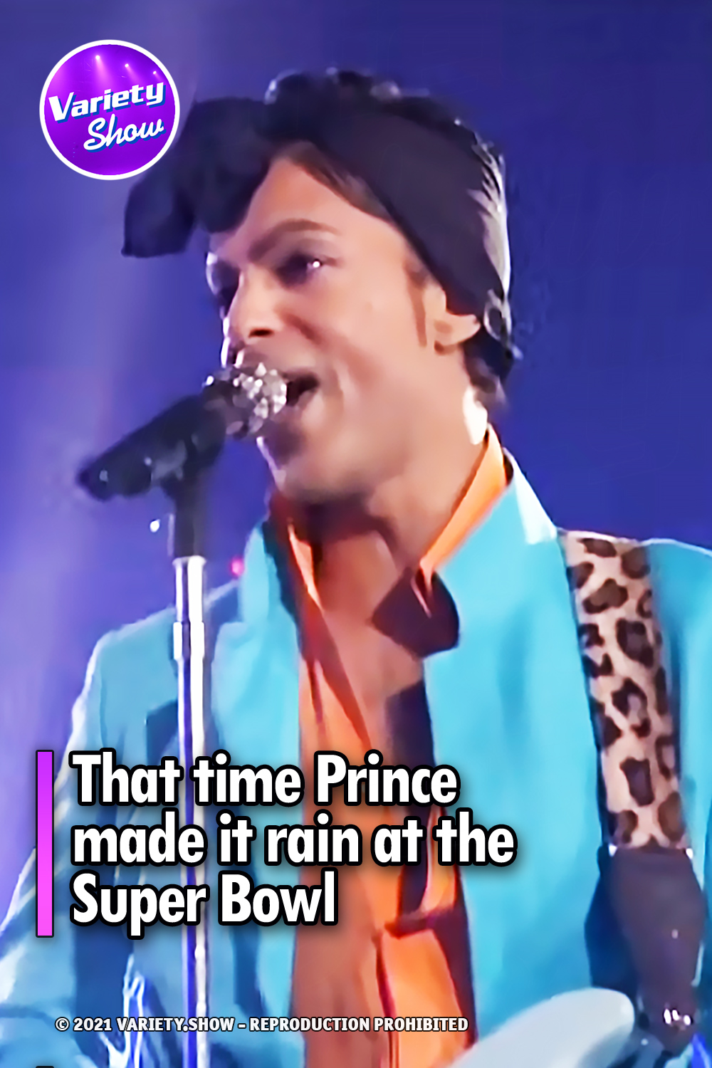 That time Prince made it rain at the Super Bowl