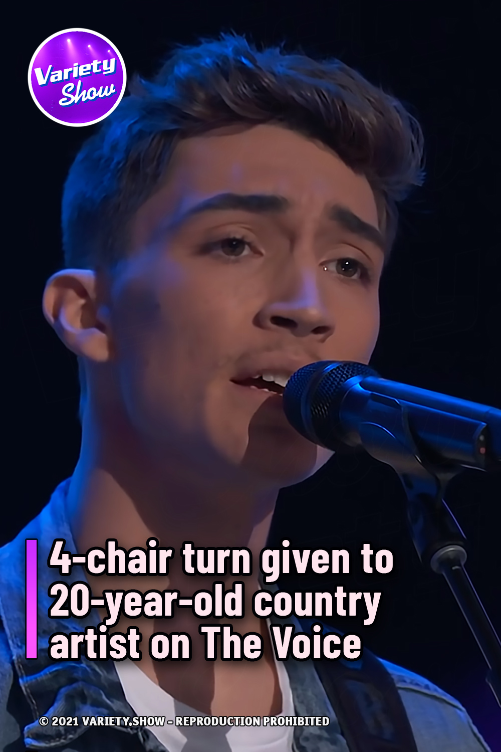 4-chair turn given to 20-year-old country artist on The Voice