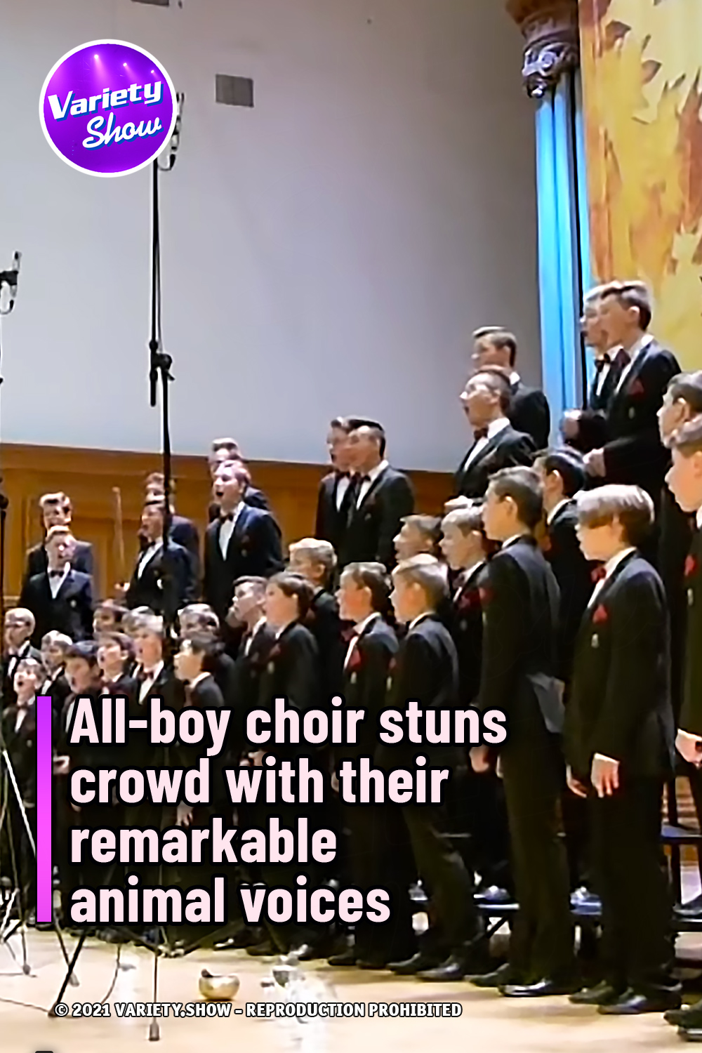All-boy choir stuns crowd with their remarkable animal voices