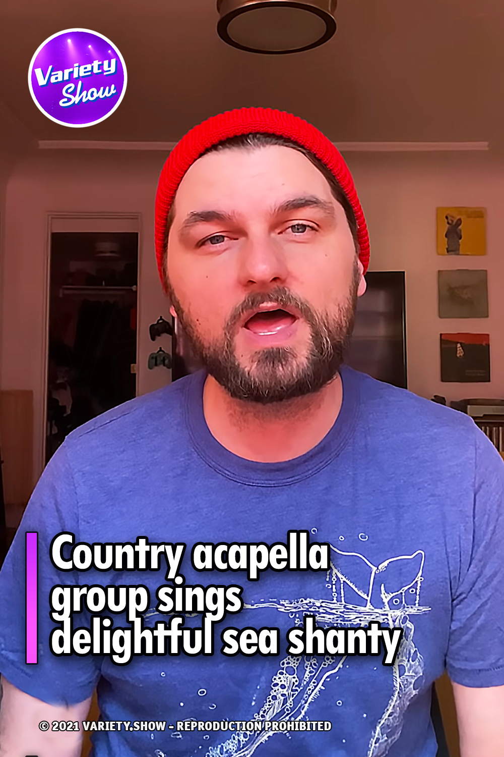 Country acapella group sings delightful sea shanty